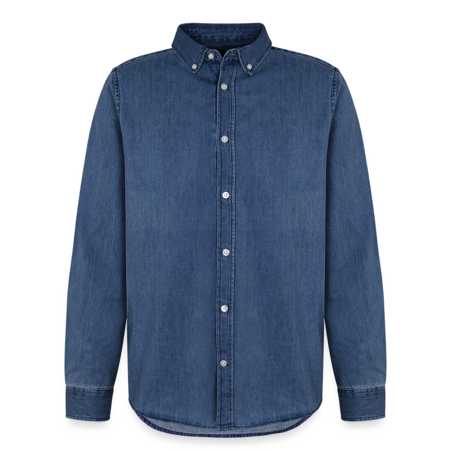 Denim Hemd - verwaschenes Mittelblau 