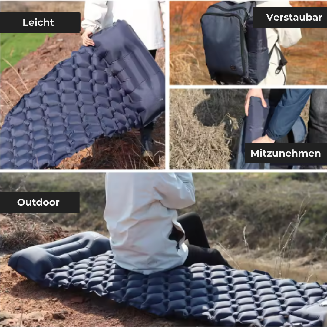 Aufblasbare Matratze für Camping