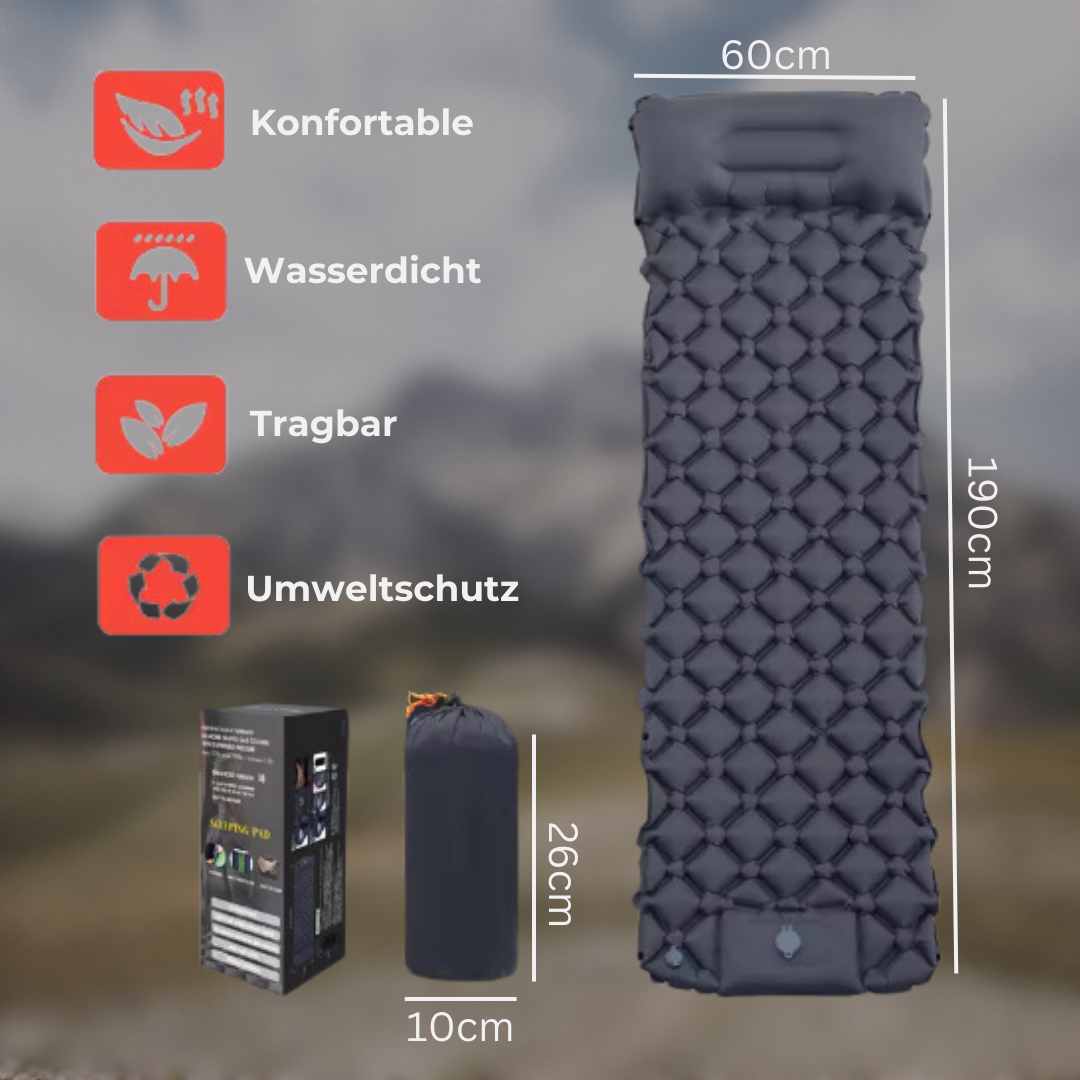 Aufblasbare Matratze für Camping