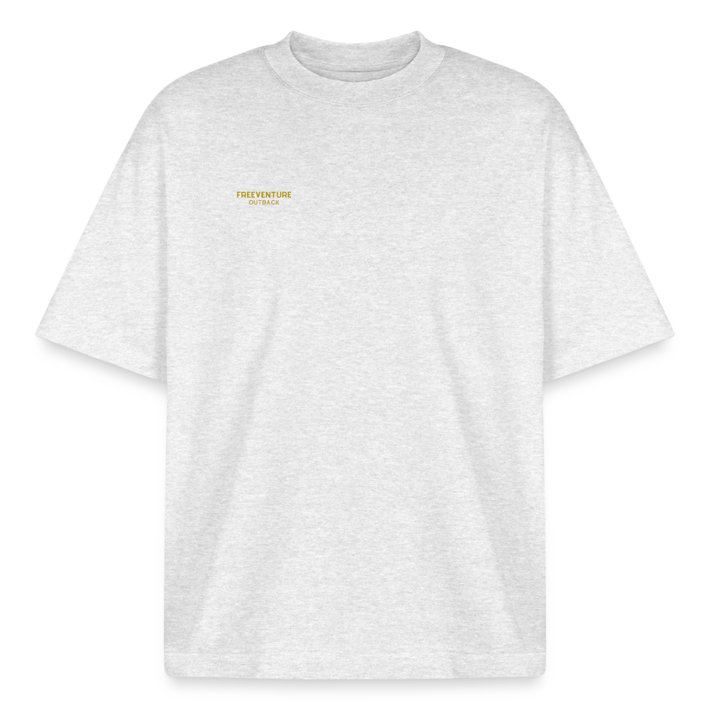 Life" of Tree" Heavyweight Unisex Boxy T-Shirt - Kühles Grau meliert