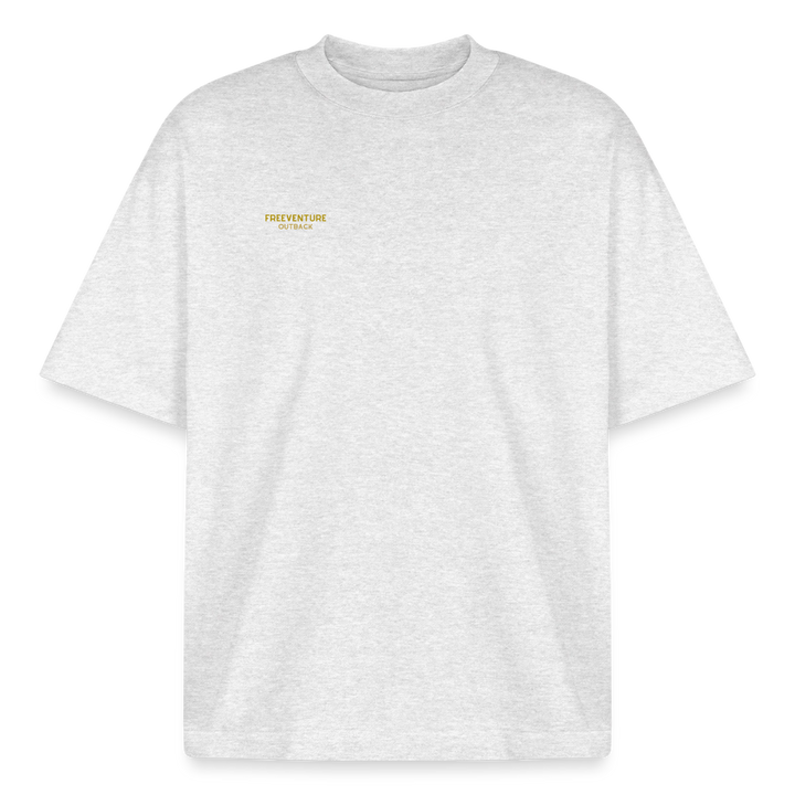 Life" of Tree" Heavyweight Unisex Boxy T-Shirt - Kühles Grau meliert