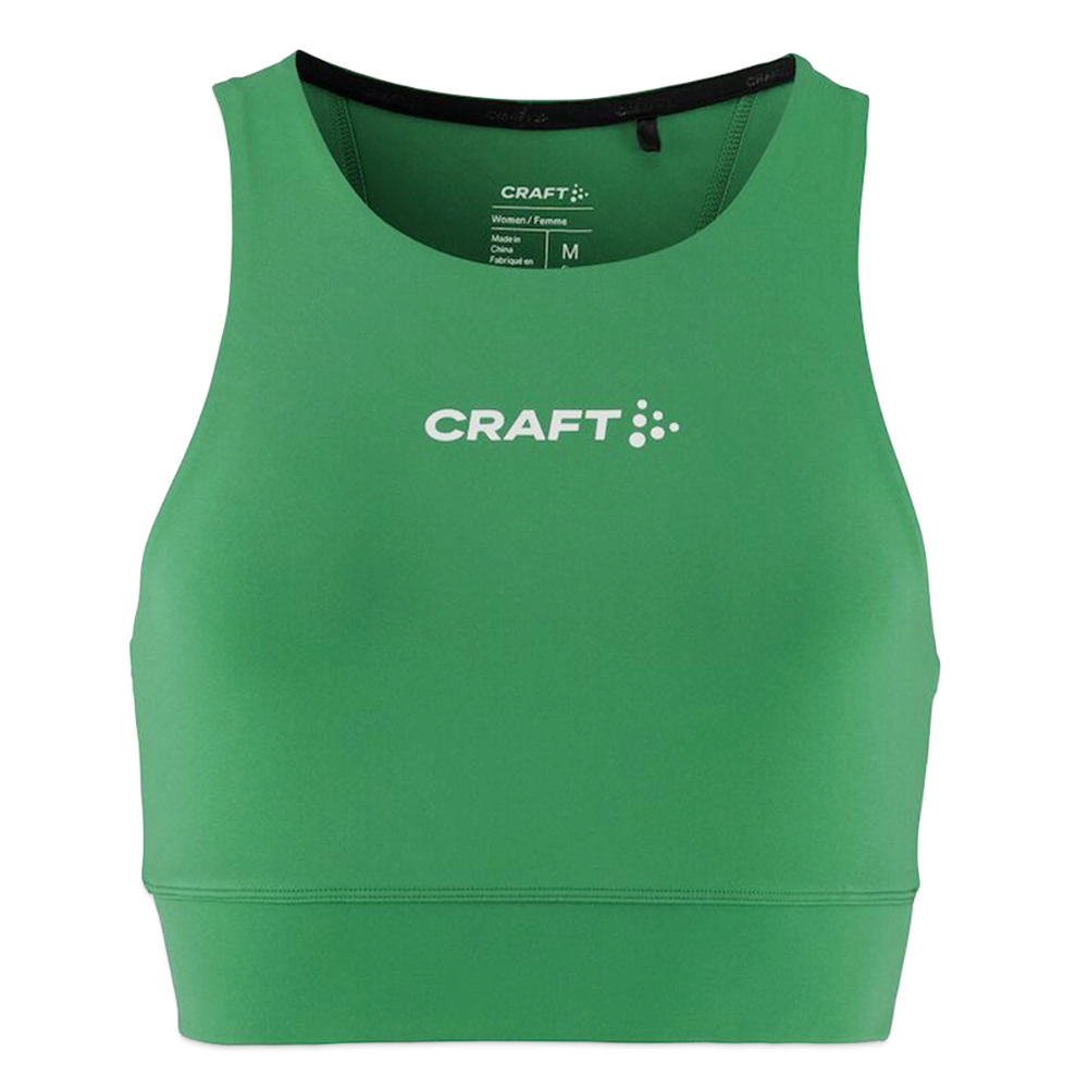 CRAFT Rush 2.0 Frauen Crop Top - Smaragdgrün