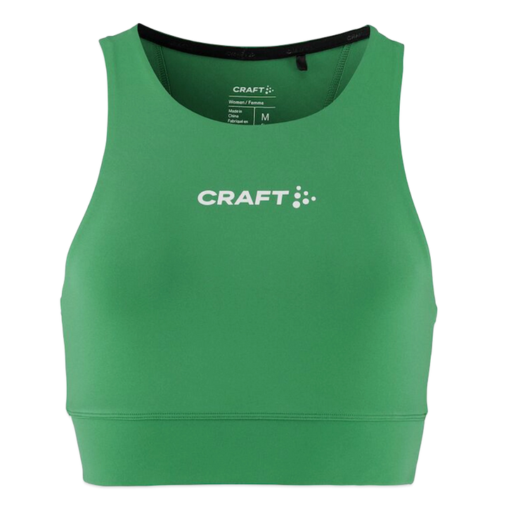 CRAFT Rush 2.0 Frauen Crop Top - Smaragdgrün