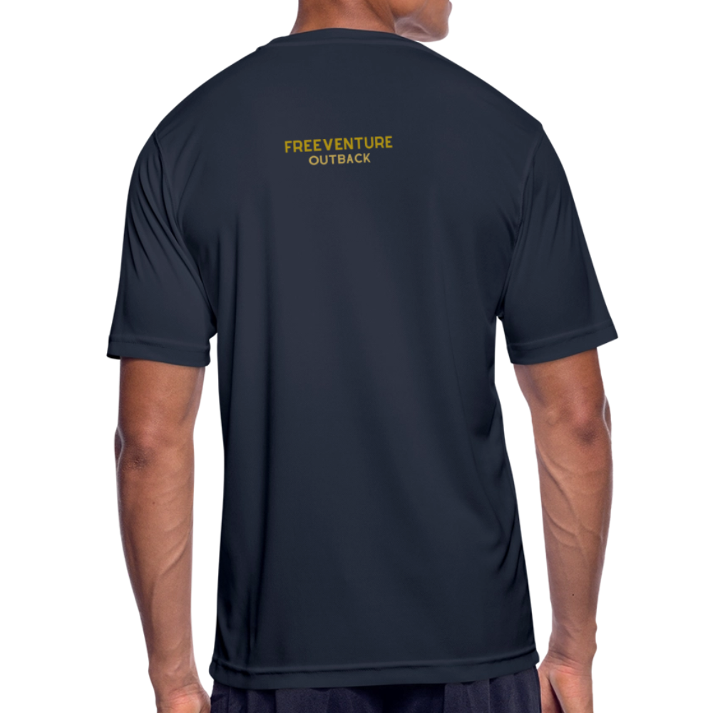 Atmungsaktives Männer Sport T-Shirt - Dunkelnavy