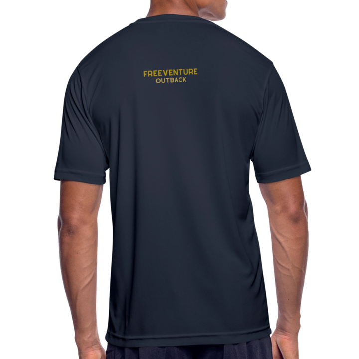 Atmungsaktives Männer Sport T-Shirt - Dunkelnavy