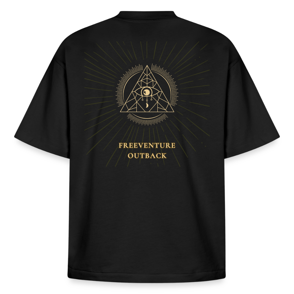 " Eye" Heavyweight Unisex Boxy T-Shirt - Schwarz