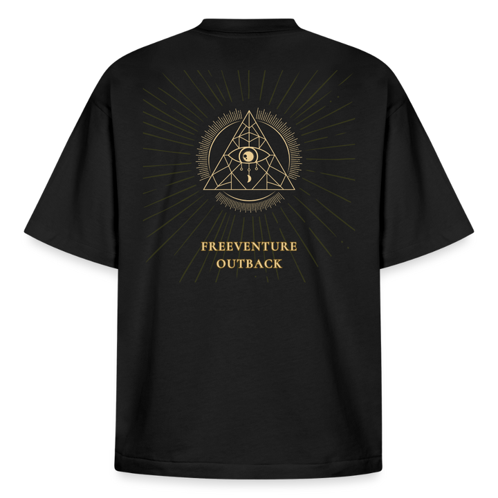 " Eye" Heavyweight Unisex Boxy T-Shirt - Schwarz