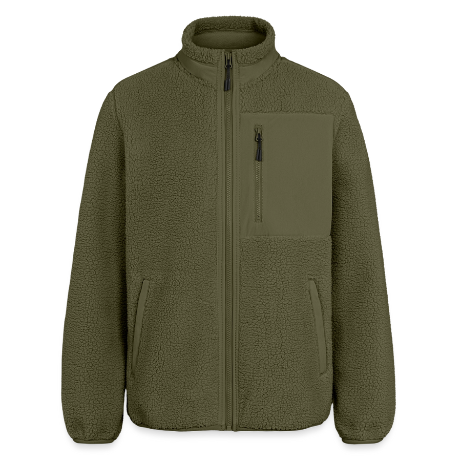 RELAXED FIT Unisex Sherpajacke von Stanley/Stella - Khaki