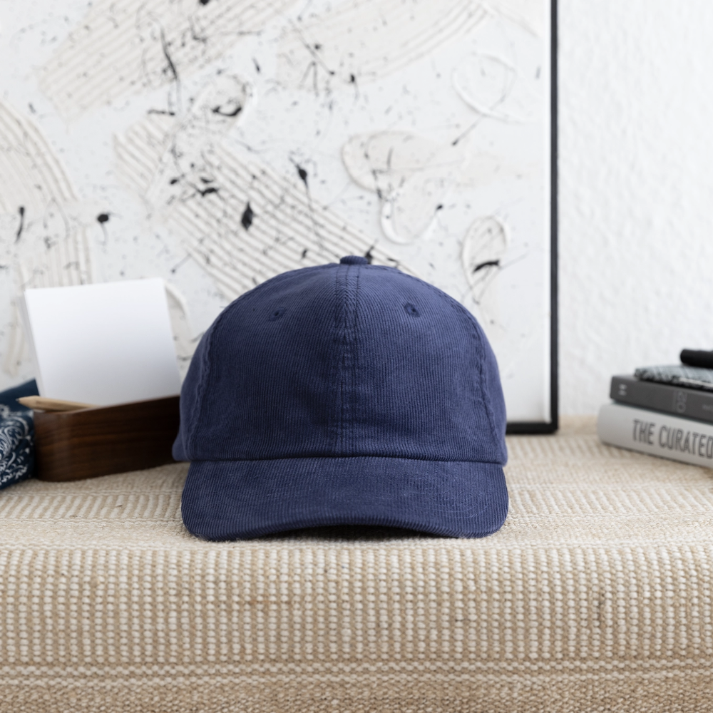 RetroCord Cap - mittel Navy