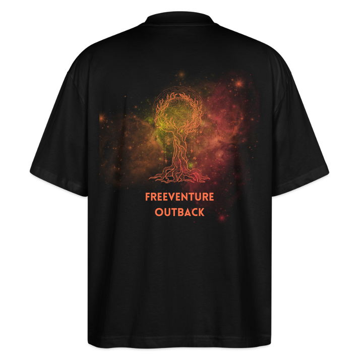 "Life of Tree" Oversized Unisex Bio T-Shirt Blaster 2.0 - Schwarz