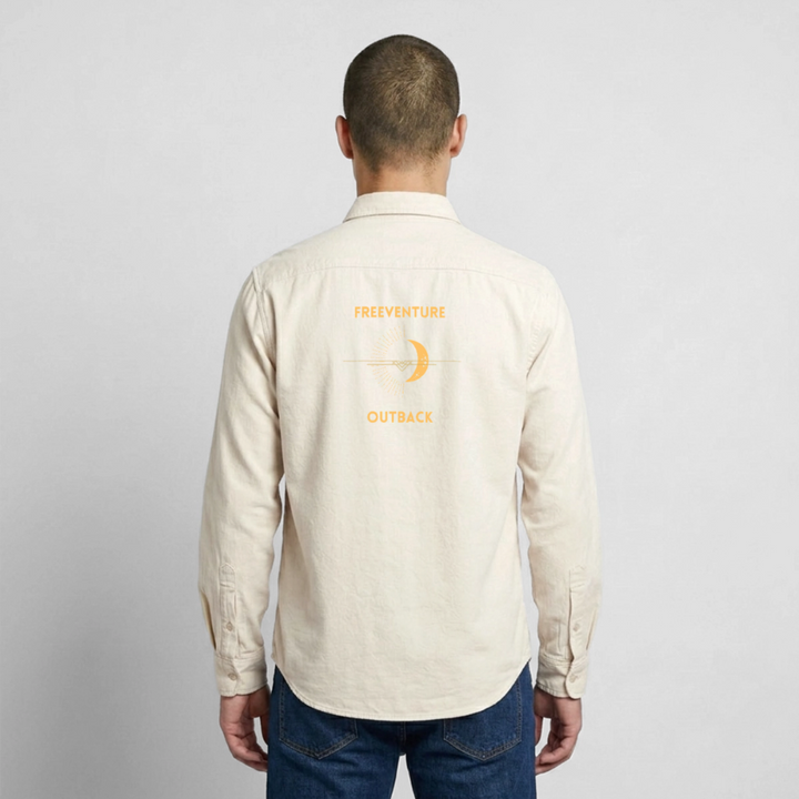 Relaxed Fit Unisex Organic Hemd - Natur