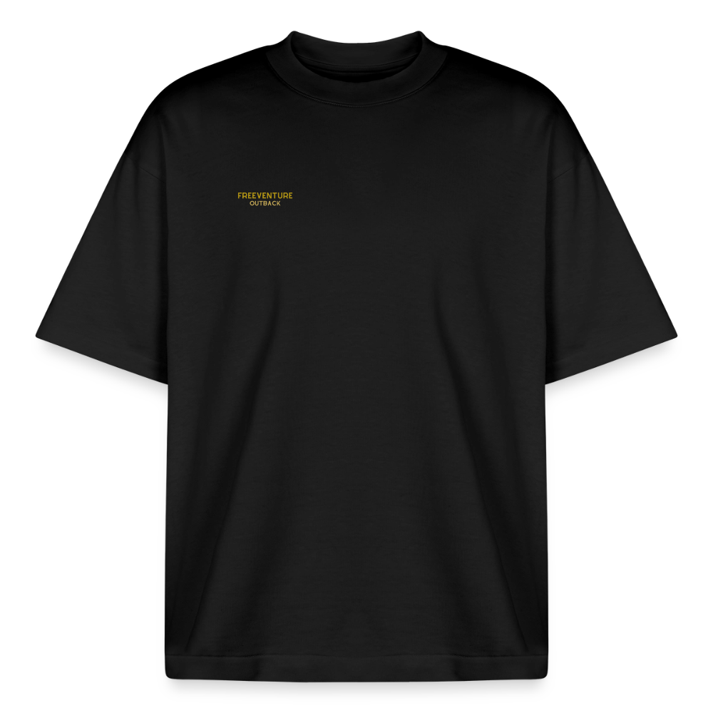 " Eye" Heavyweight Unisex Boxy T-Shirt - Schwarz