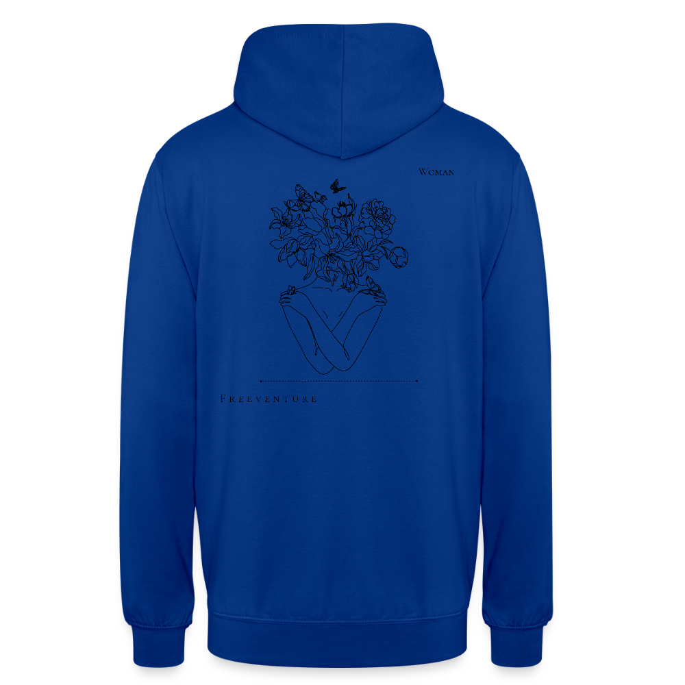 nisex Hoodie – Dein gemütlicher Alltagsbegleiter mit einzigartigem Design - Royalblau