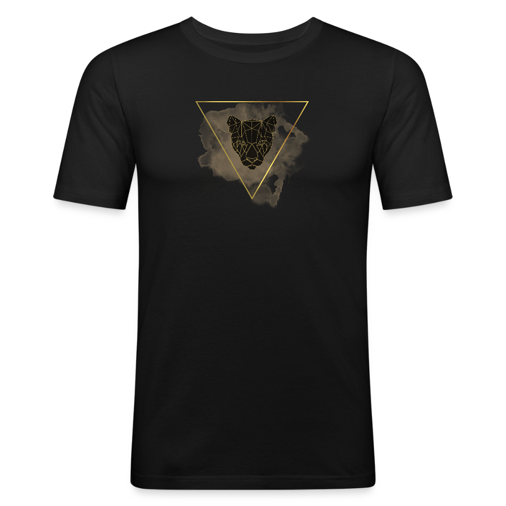 Slim Fit T-Shirt für Männer -  Bio 100%🌿 - Schwarz