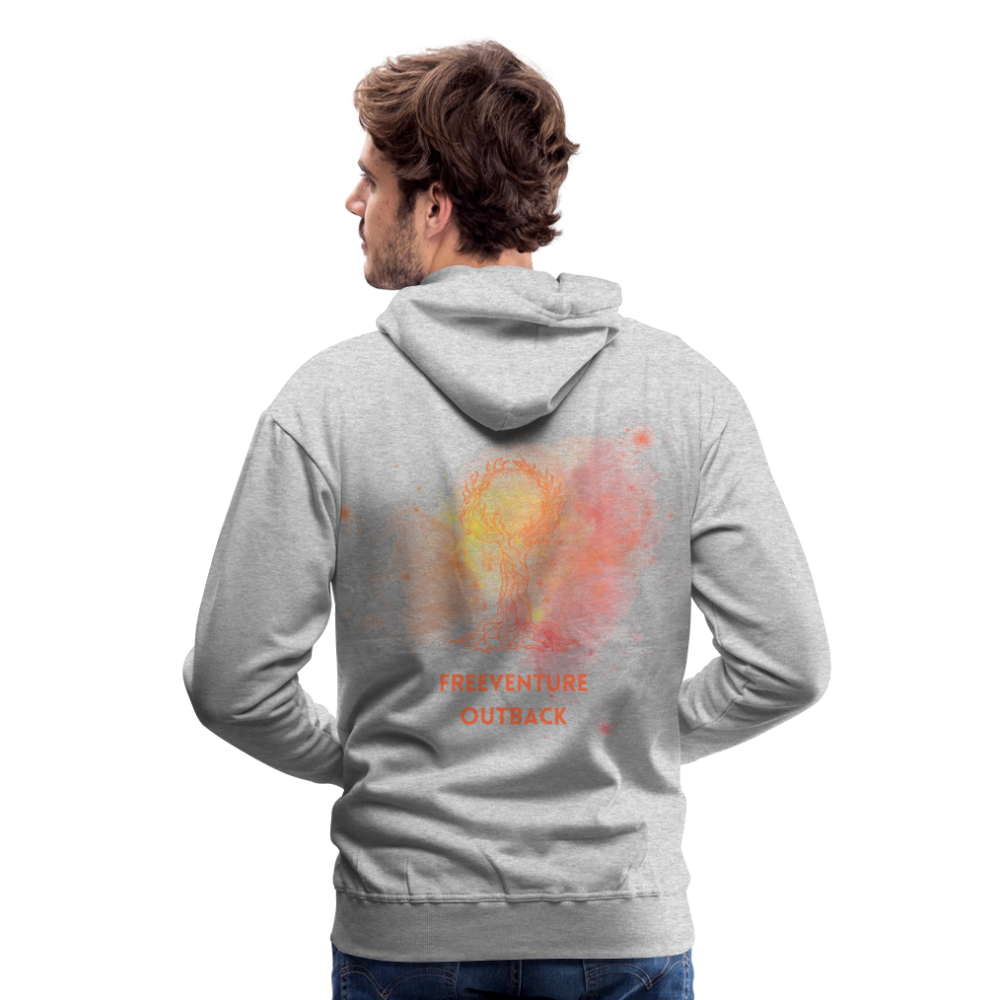 Tree of Life - Hoodie - Grau meliert