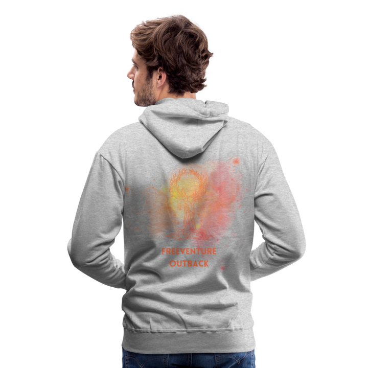Tree of Life - Hoodie - Grau meliert
