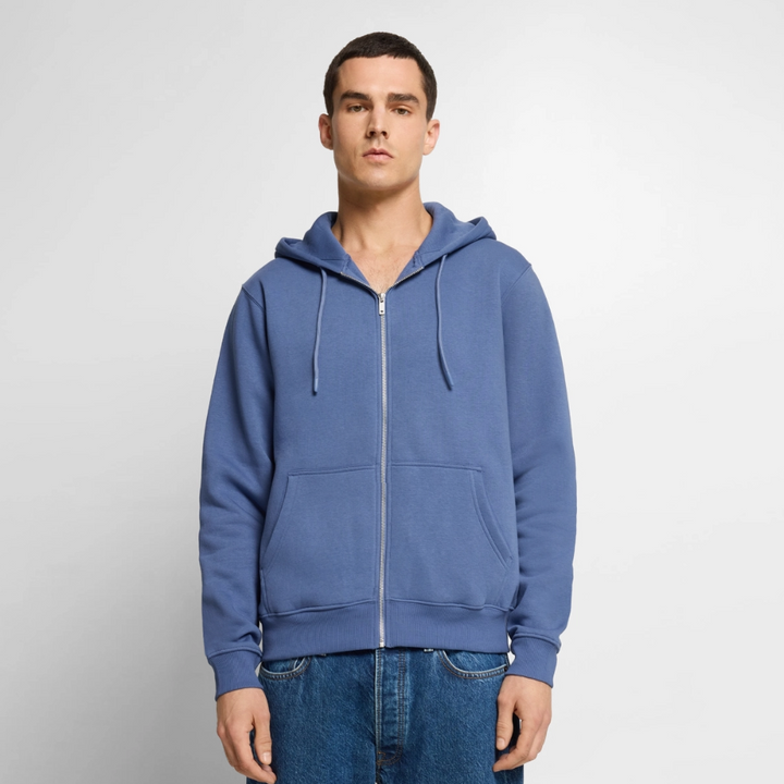 "Moon" Männer Kapuzenjacke - Taubenblau