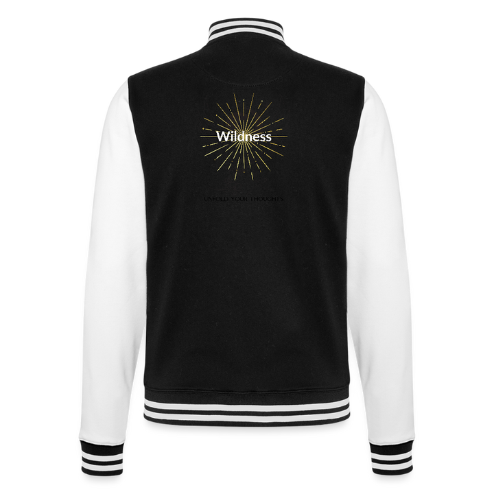 „Wildness“ College-Jacke - Schwarz/Weiß
