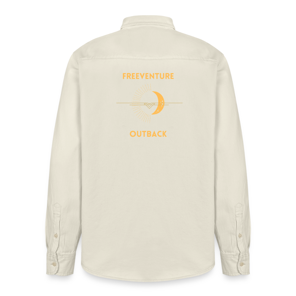 Relaxed Fit Unisex Organic Hemd - Natur