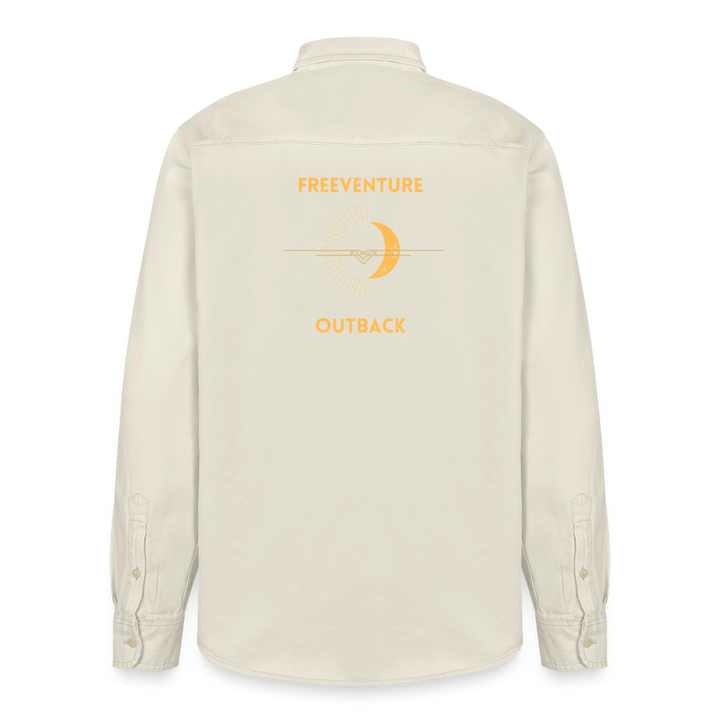 Relaxed Fit Unisex Organic Hemd - Natur