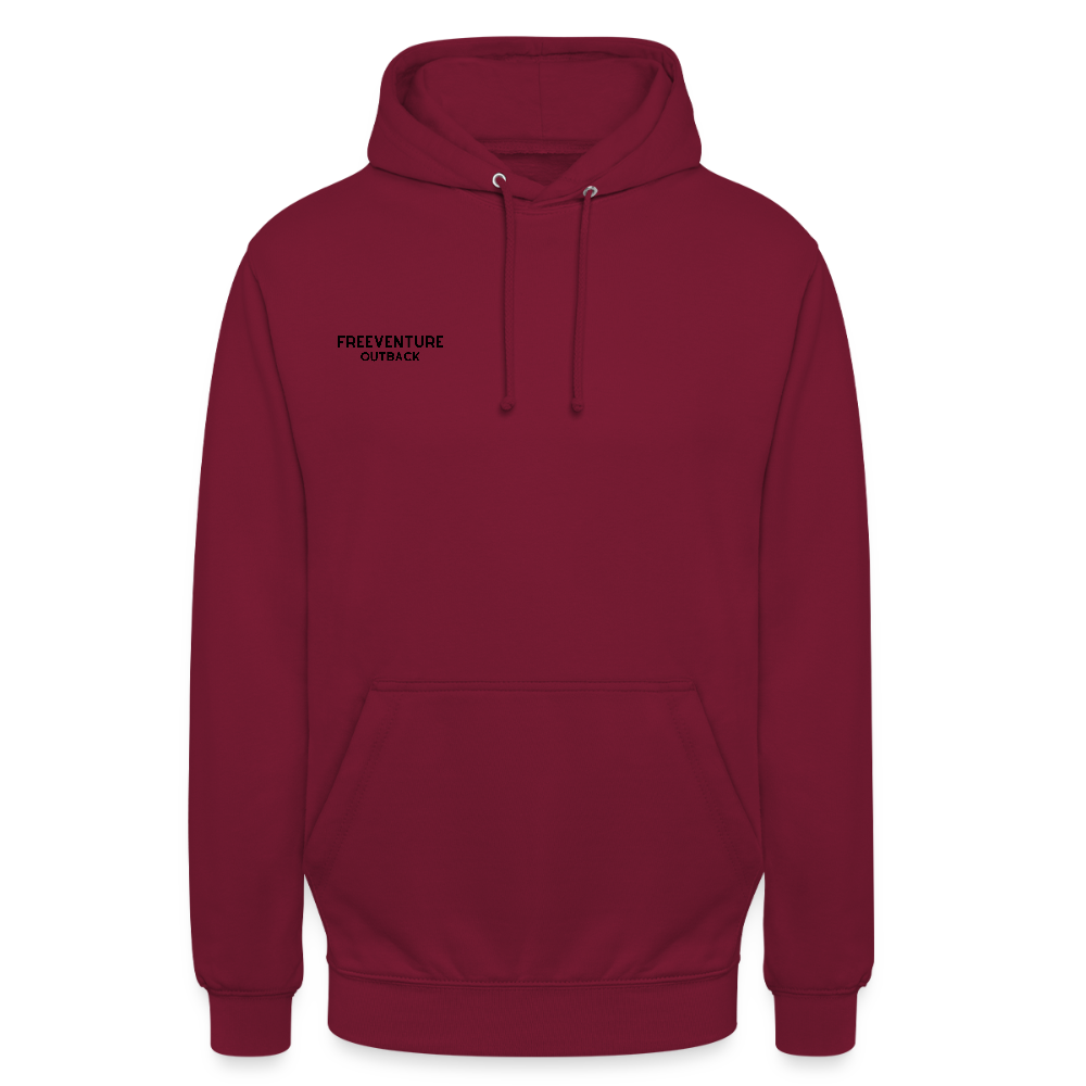 nisex Hoodie – Dein gemütlicher Alltagsbegleiter mit einzigartigem Design - Bordeaux