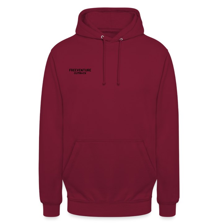 nisex Hoodie – Dein gemütlicher Alltagsbegleiter mit einzigartigem Design - Bordeaux
