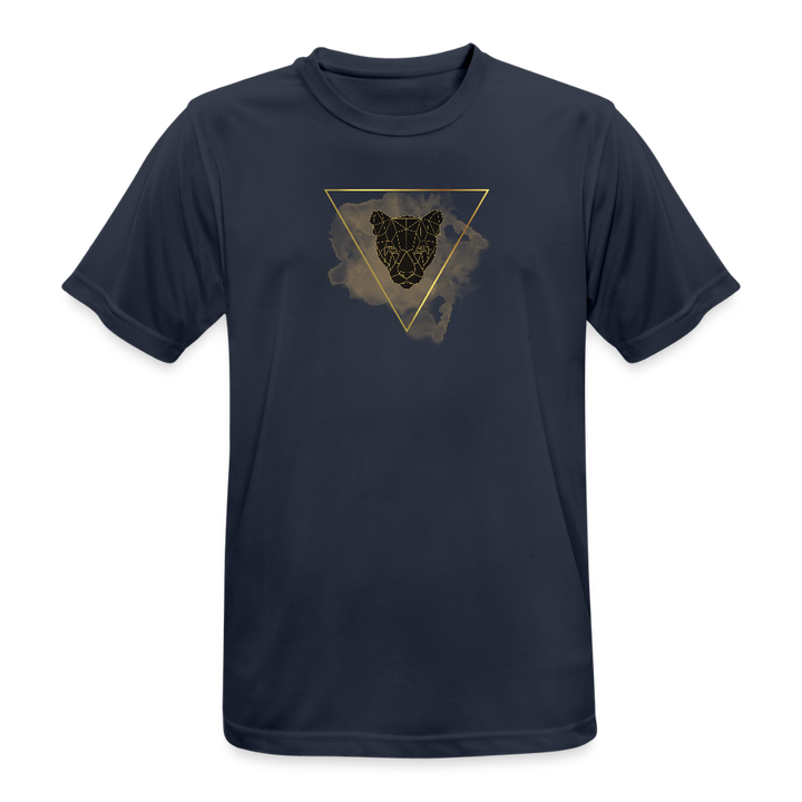 Atmungsaktives Männer Sport T-Shirt - Dunkelnavy