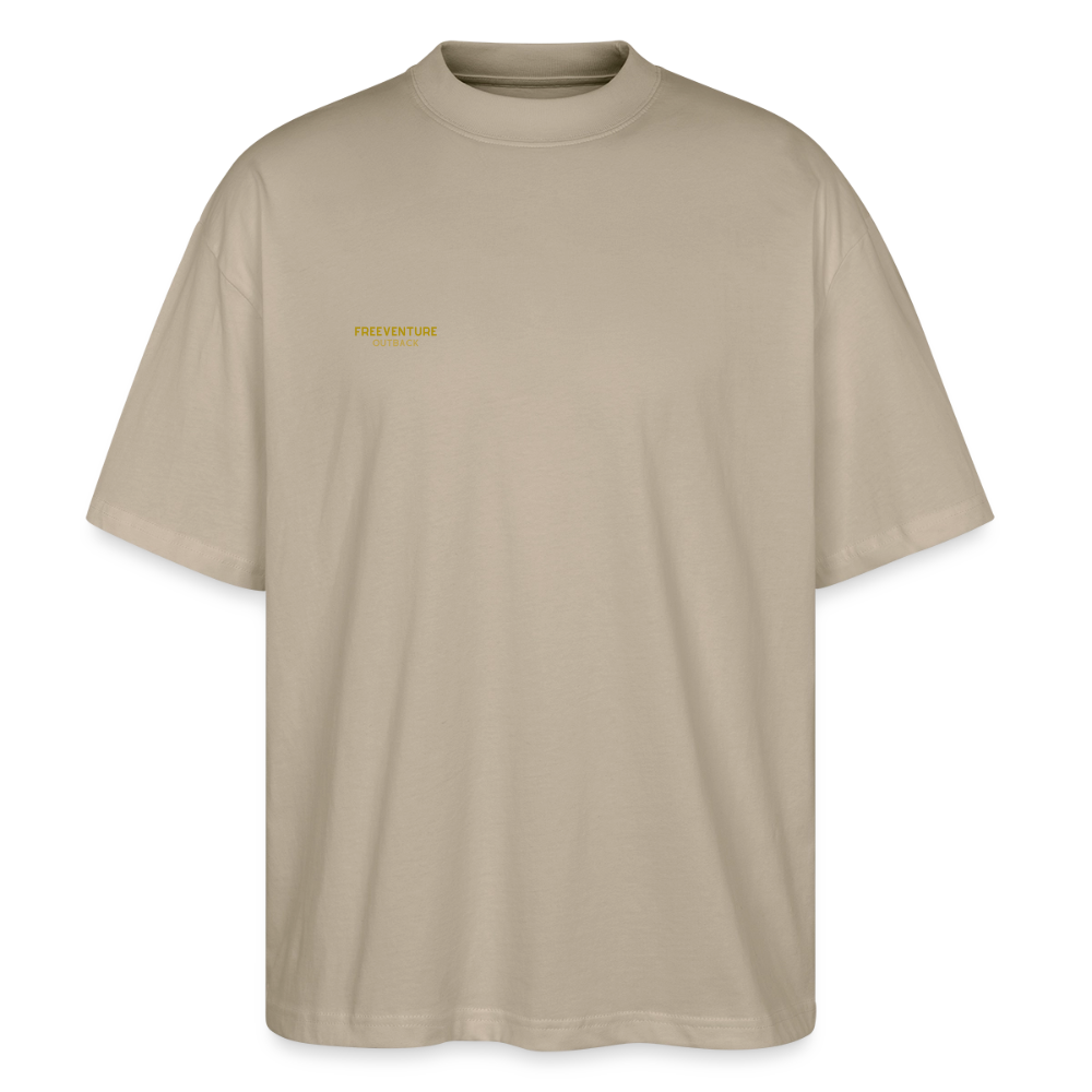 "Life of Tree" Oversized Unisex Bio T-Shirt Blaster 2.0 - Steingrau