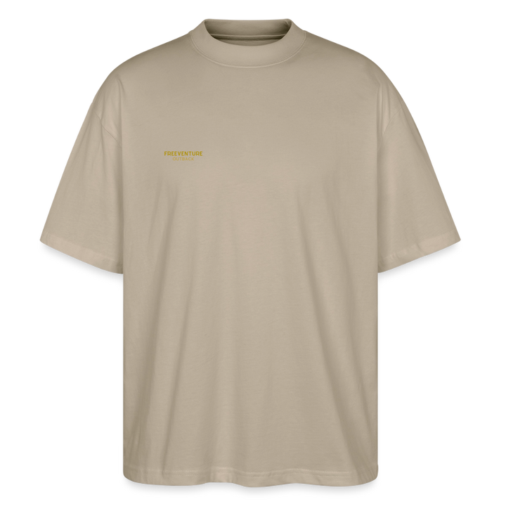 "Life of Tree" Oversized Unisex Bio T-Shirt Blaster 2.0 - Steingrau
