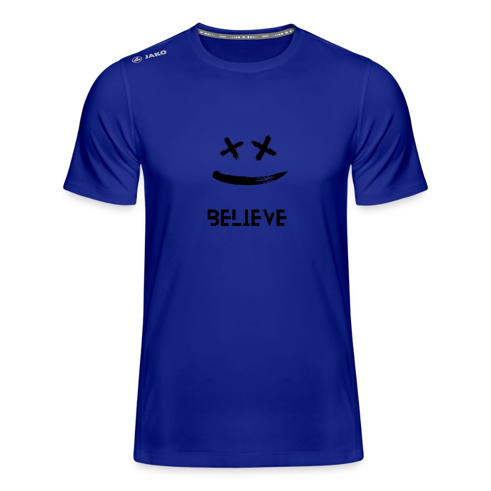 JAKO Männer T-Shirt Run 2.0 – Dein Laufshirt mit Motivation! 🏃‍♂️😊 - Royalblau