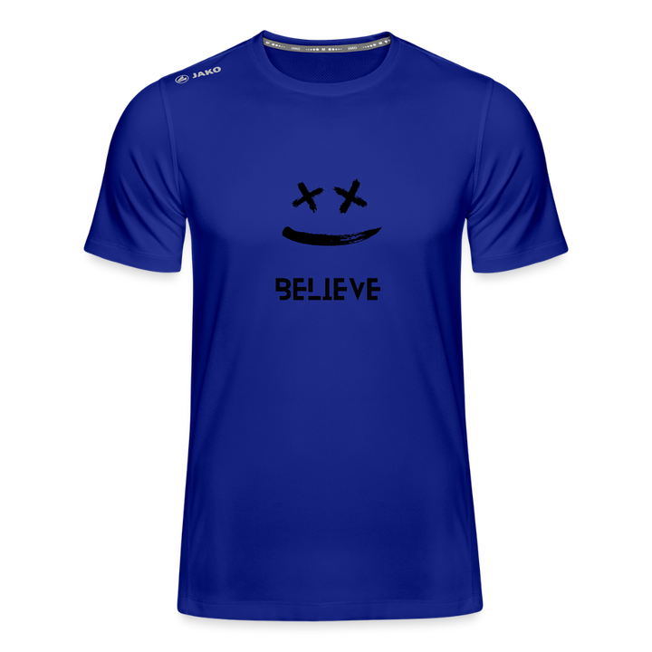 JAKO Männer T-Shirt Run 2.0 – Dein Laufshirt mit Motivation! 🏃‍♂️😊 - Royalblau
