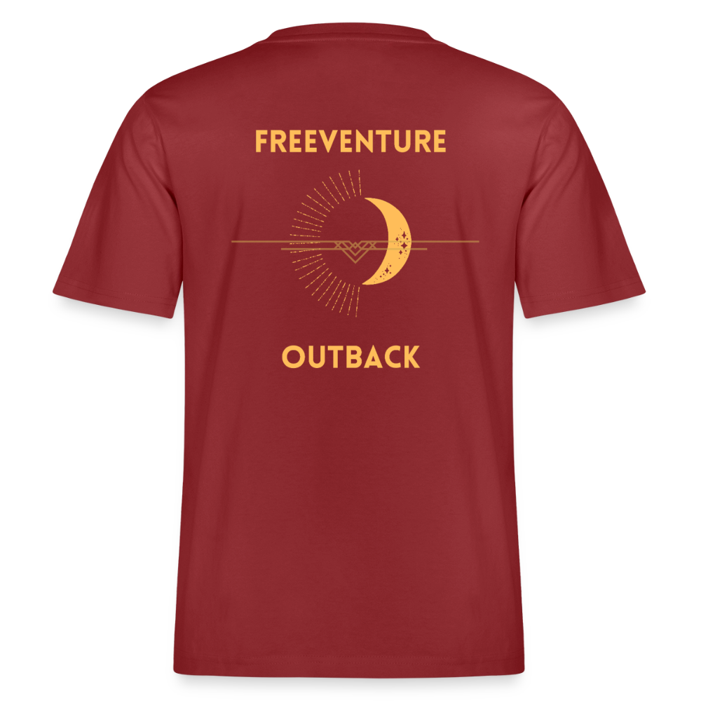 RELAXED FIT Unisex Organic T-Shirt - Erdrot