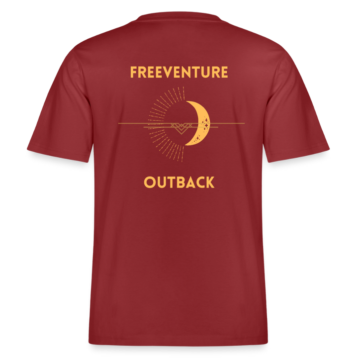 RELAXED FIT Unisex Organic T-Shirt - Erdrot