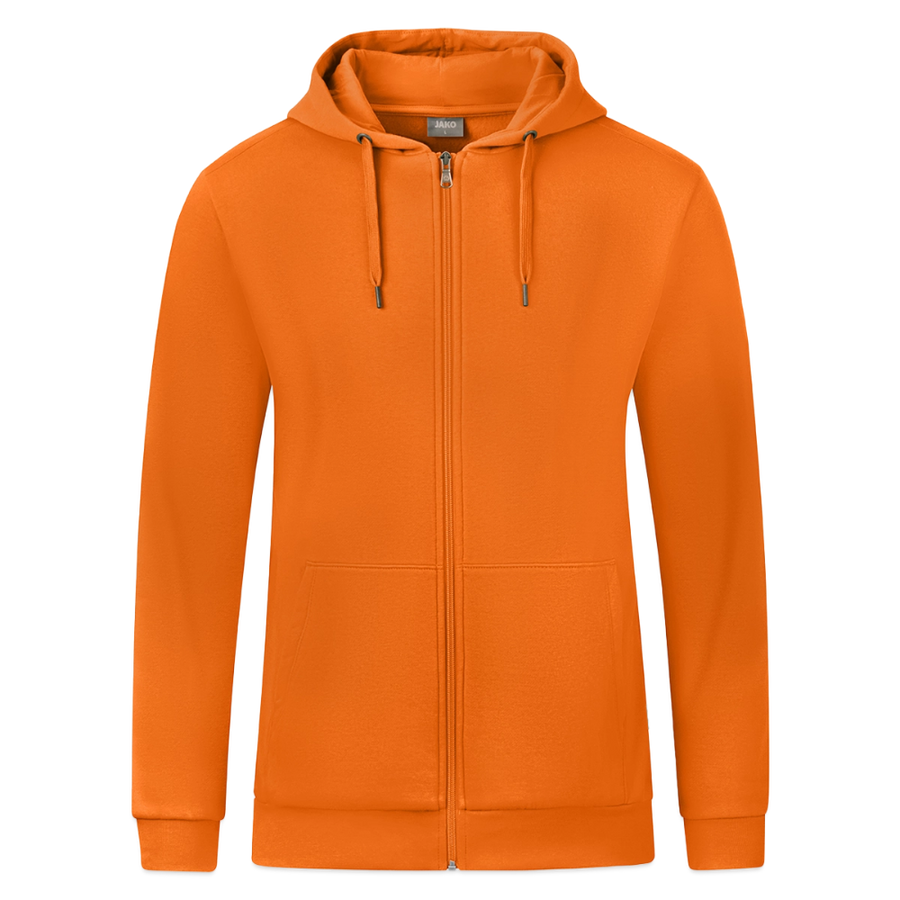 JAKO Kapuzenjacke Organic - Neonorange