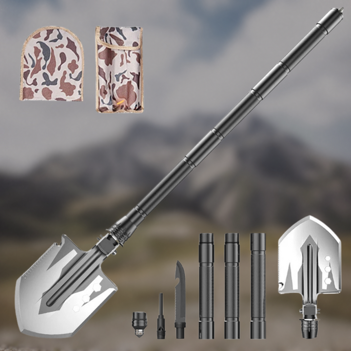 Klappspaten – Multifunktionales Outdoor-Werkzeug für Camping & Garten