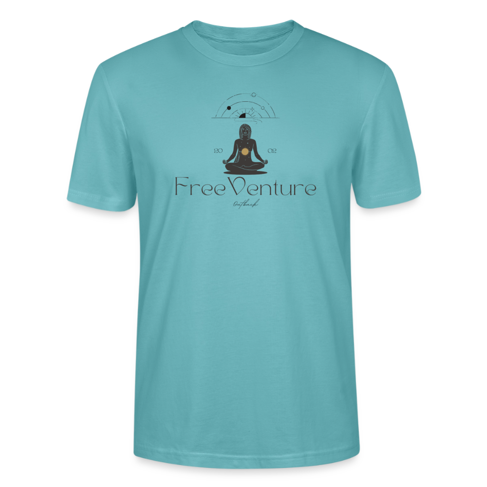 "Yoga" Unisex T-Shirt CRAFTER - Pastelltürkis
