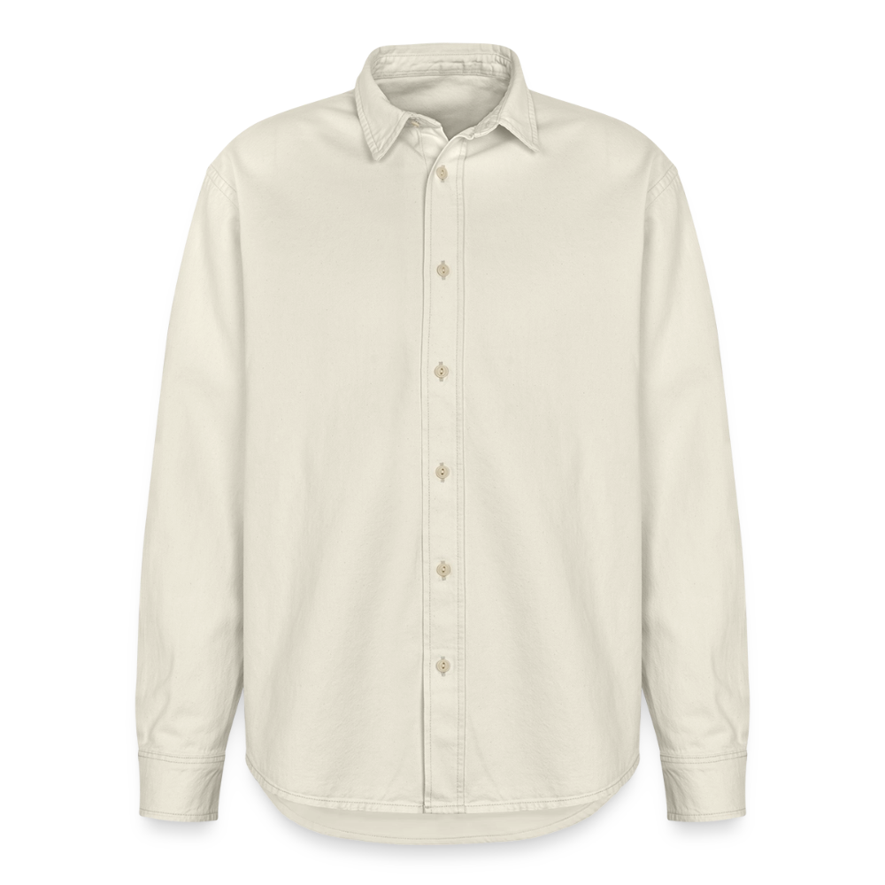 Relaxed Fit Unisex Organic Hemd - Natur