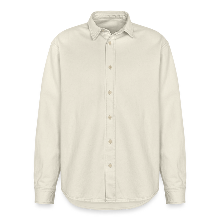 Relaxed Fit Unisex Organic Hemd - Natur