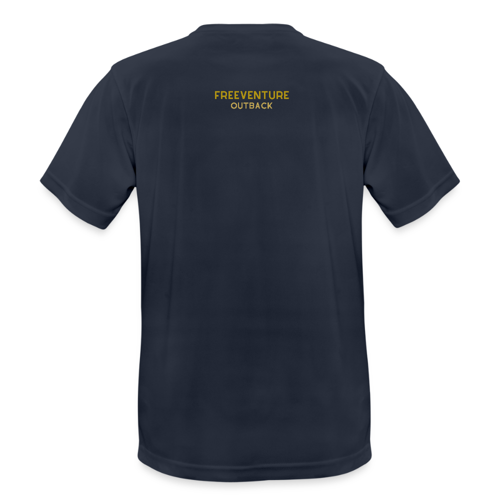 Atmungsaktives Männer Sport T-Shirt - Dunkelnavy
