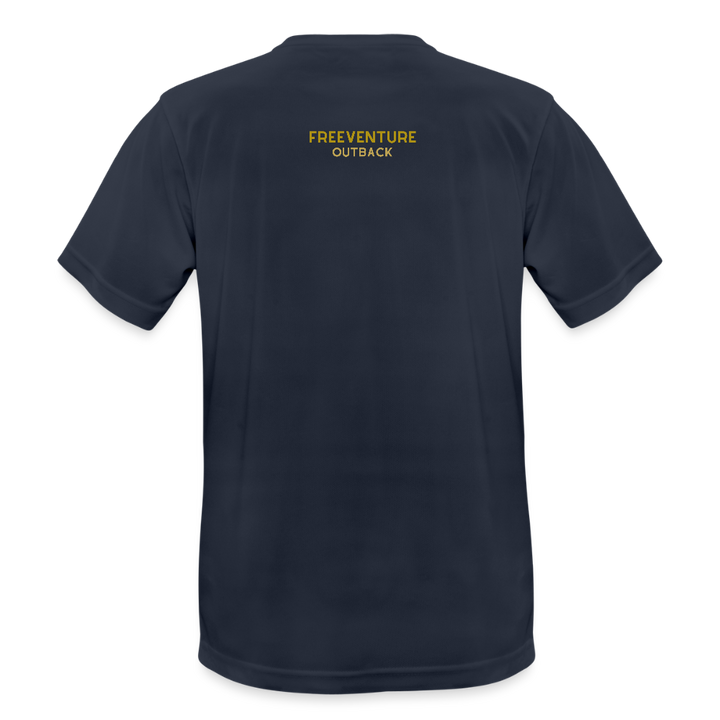Atmungsaktives Männer Sport T-Shirt - Dunkelnavy
