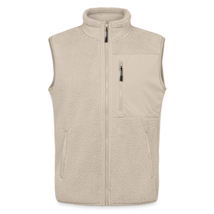 MEDIUM FIT Unisex Sherpa-Weste von Stanley/Stella - Beige