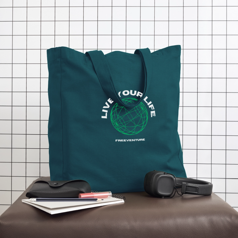 Midweight recycelter Stoffbeutel von Stanley/Stella - Dunkles Petrol