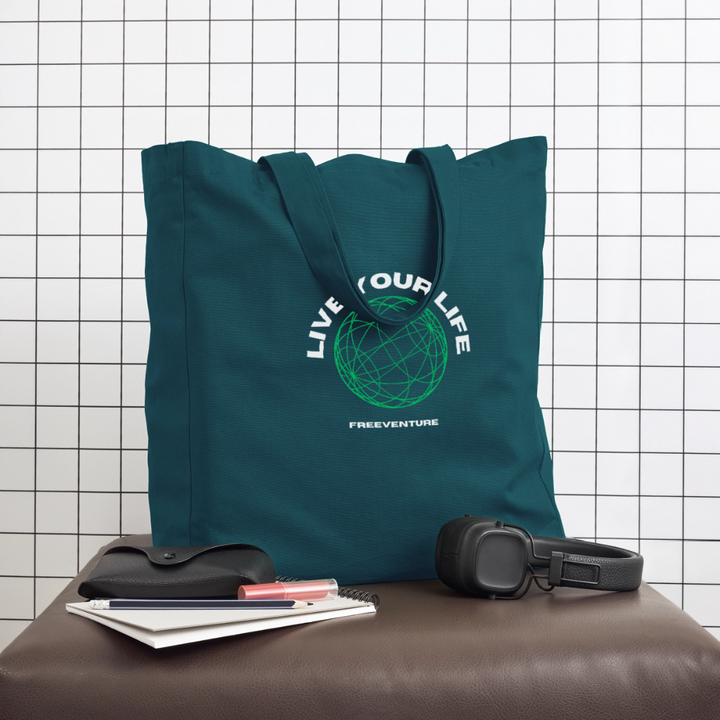 Midweight recycelter Stoffbeutel von Stanley/Stella - Dunkles Petrol