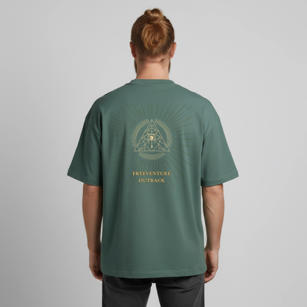 " Eye" Heavyweight Unisex Boxy T-Shirt - Grüner Bucht