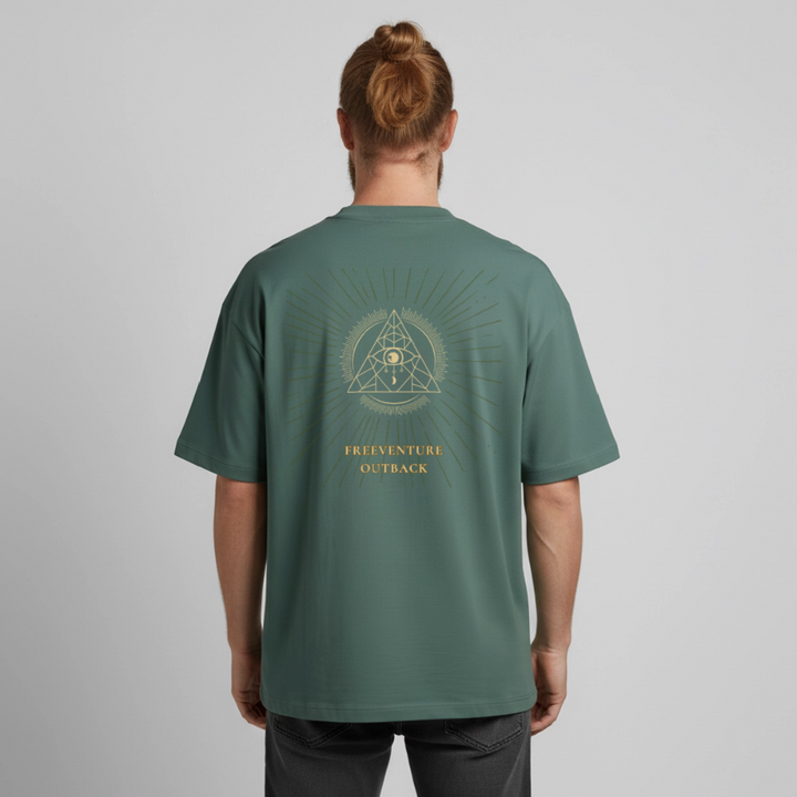 " Eye" Heavyweight Unisex Boxy T-Shirt - Grüner Bucht