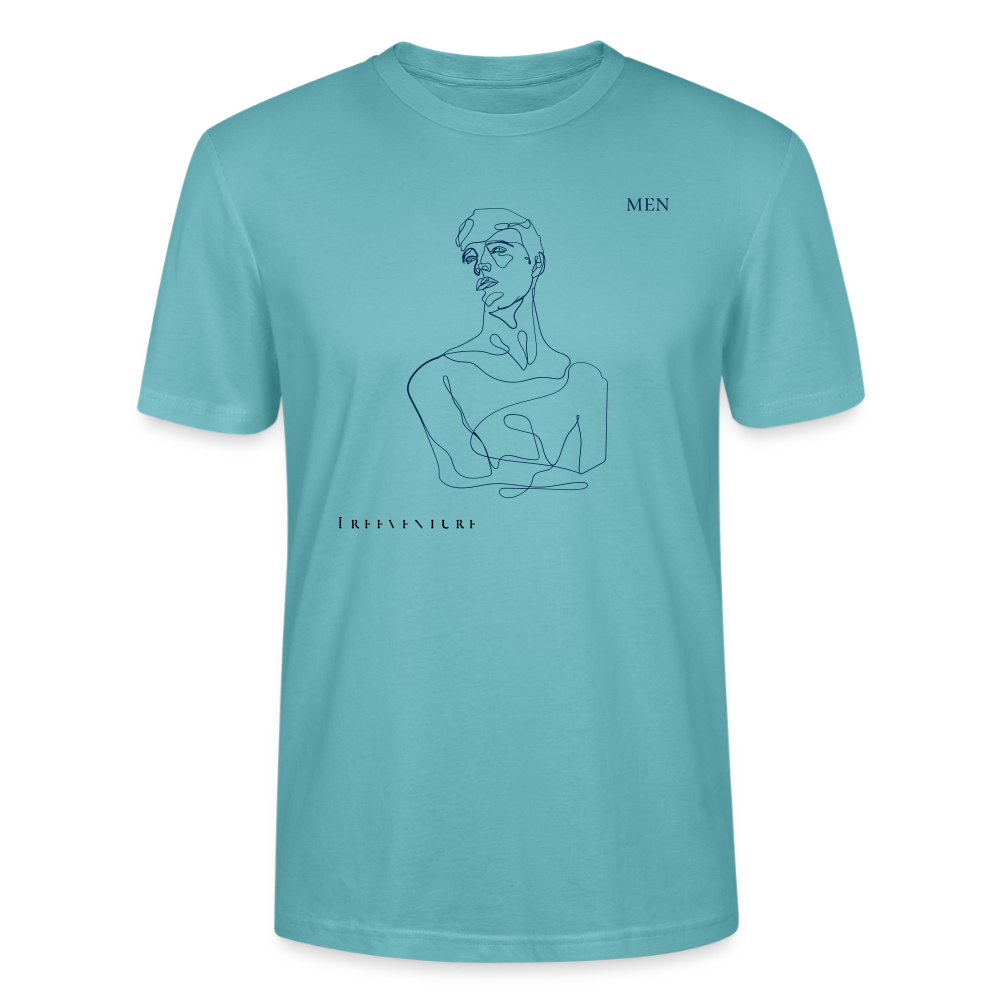 "Men" Unisex T-Shirt CRAFTER - Pastelltürkis