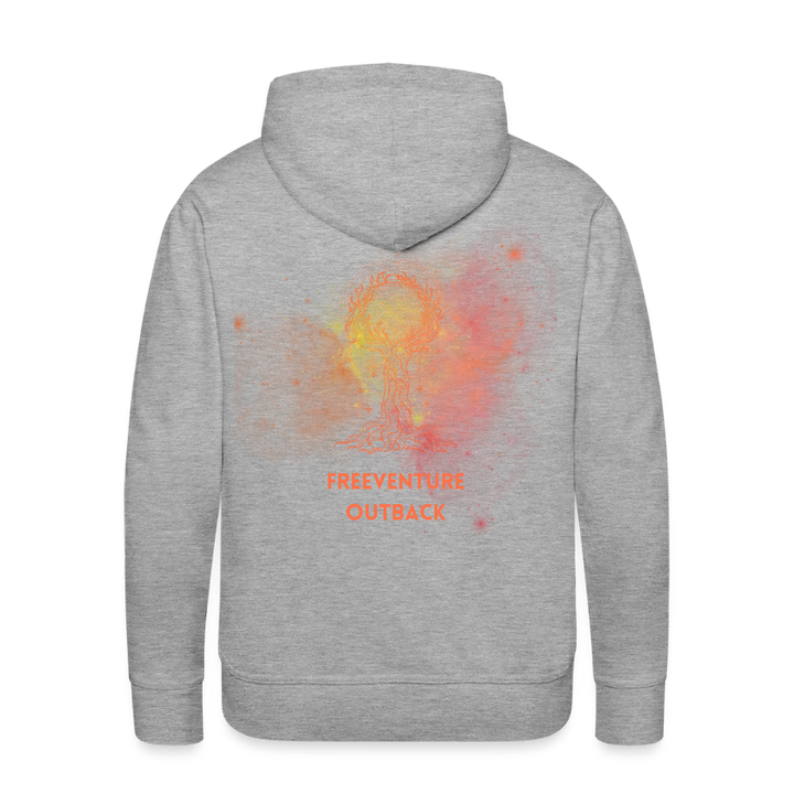 Tree of Life - Hoodie - Grau meliert