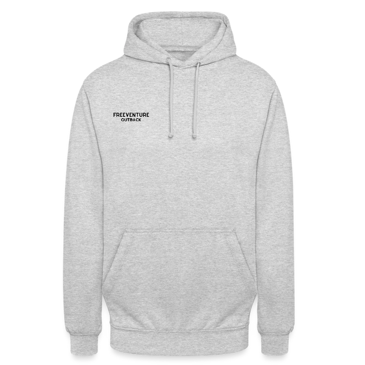 nisex Hoodie – Dein gemütlicher Alltagsbegleiter mit einzigartigem Design - Hellgrau meliert