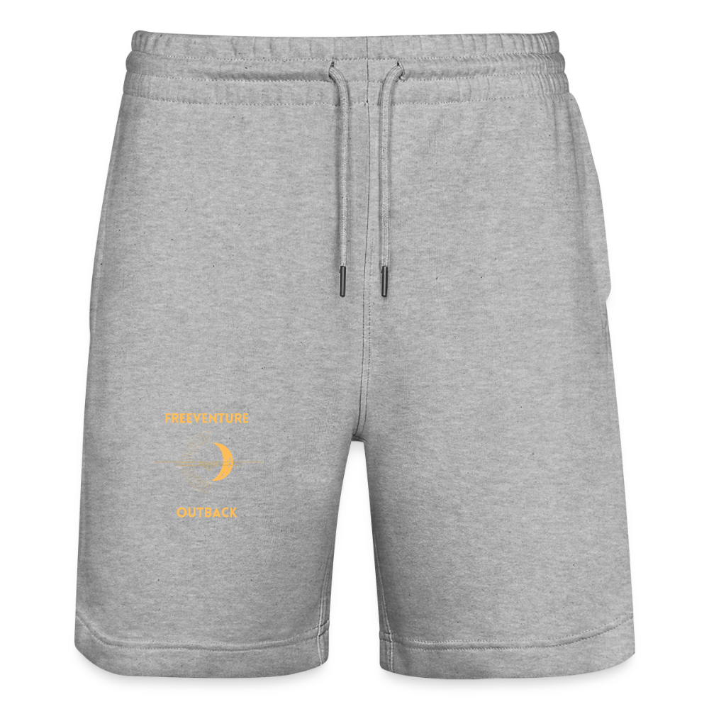 Unisex Bio Joggingshorts Trainer - Grau meliert