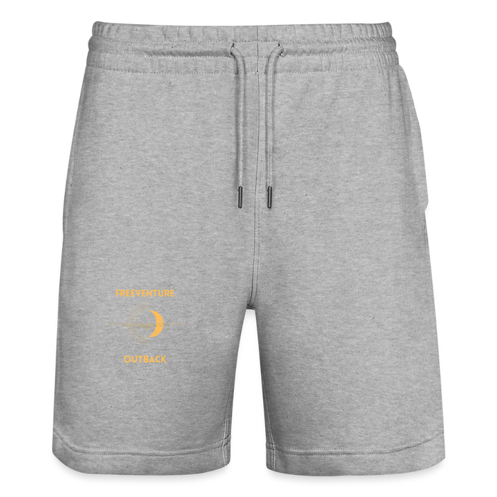 Unisex Bio Joggingshorts Trainer - Grau meliert